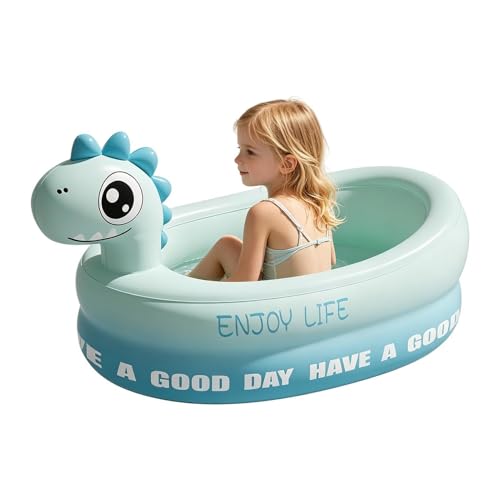 Piscine gonflable pour filles et garçons avec structure pliable