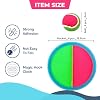 ألعاب الأطفال Toss and Catch Ball Game Set ، ألعاب كلاسيكية خارجية مع 4 حشوات 4 كرات وحقيبة تخزين واحدة ، ألعاب الشاطئ ، ألعاب الفناء ، هدية عيد ميلاد الأطفال لـ 3 4 5 6 7 8 9 10 Year Old Boys Girls