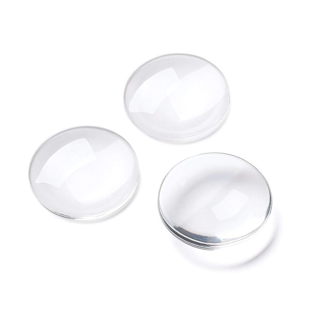 50 Pezzi Di Gioielli In Vetro Con Ciondolo Rotondo Cabochon In Vetro