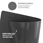 ZVP Flexible Plastic Cutting Board Set of 5 Gradient Color, Colorful Chopping Boards, BPA Free Mats, Non-Slip, Dishwasher Safe, 15x12 Inch, Gray Neutral Colors - Image 2