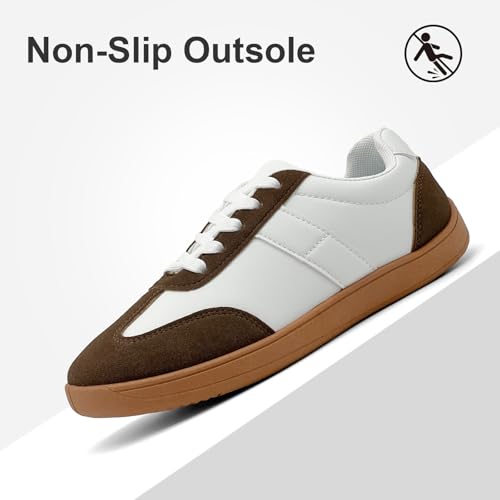 Fashion Sneakers for Women Men, Classic Casual Retro Trainer Shoes Low-Top Comfortable Breathable Walking Flat Tennis Shoes4