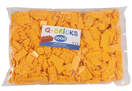 Q-Bricks Fliesen 3X(1x2,2x2,2x4)-BG1000-Melongelb-242 – Bild 3