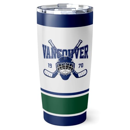 Image of ANTKING Vancouver Tumbler 20oz Custom Name Number Travel Mug Gifts | Stainless Steel Insulated Coffee Cup for Men Women