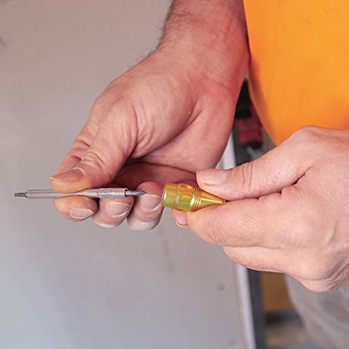 Klein Tools 32613 Multi-Bit Screwdriver, Precision Hvac 3-In-1 Pocket Screwdriver With Phillips, Slotted And Schrader Bits #TOP4