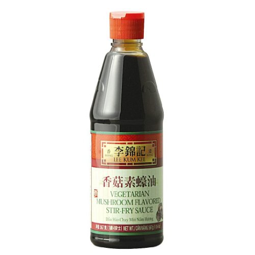 Lee Kum Kee Vegetarian Mushroom Flavored Stir-Fry Sauce, 20-Ounce Bottles