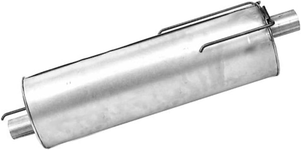 Walker Quiet-Flow SS 50051 Direct Fit Exhaust Muffler Assembly 2.5" Inlet (ID) 2.5" Outlet (ID) for Dodge Ram 1500