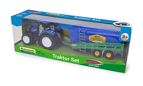 JAMARA 460529 - New Holland Traktor + Güllefaß Set 1:32 - offiziell lizenziert, Spielspaß für die kleinen Landwirte… – Bild 8