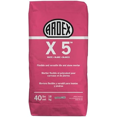 Ardex X 5 Flexible and Versatile Tile & Stone Thin-Set Mortar (White) 40 Lb Bag Cover