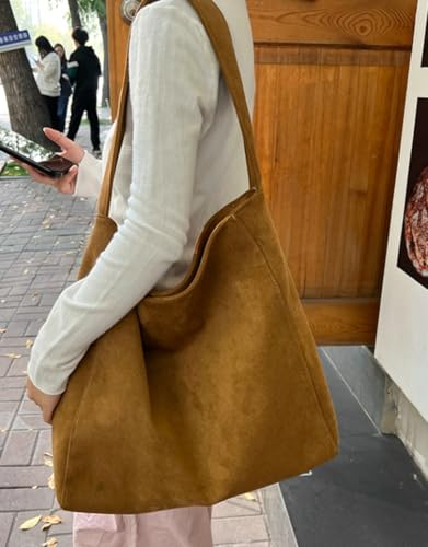 Bolso Hobo Mujer de Ante Estilo Slouchy miniatura 3