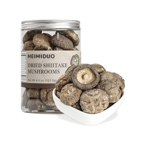 MEIMIDUO Dried Shiitake Mushrooms 4.5 Oz Cover