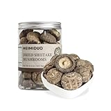 MEIMIDUO Dried Shiitake Mushrooms For Cooking, For soups, Sauces, Pasta and Risotto, Rehydrates Quickly, All Natural, Vegan (4.5 Oz)