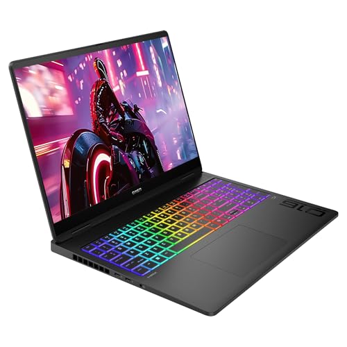 Image of HP OMEN 16 MAX Gaming Laptop, Intel Ultra 9-275HX, 32 GB DDR5 RAM, 1 TB PCIe SSD, 16 inch WQXGA (2560 x 1600) Display, Nvidia G-Force RTX 5080, Numeric RGB Backlit Keyboard, W11 Pro, Shadow Black