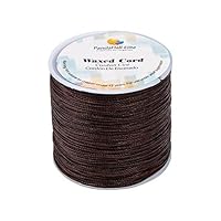 Rode gewaxt polyester koord 6-laags 0.5mm - 230m voor macramé armband
