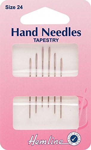 Hemline Tapestry Cross Stitch Needles Size 22