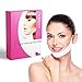 Produktbild V-Förmiges Kinn Anti-Aging-Maske Gesichtspflaster zum Abnehmen Doppelkinnlifting Halsbereich V-Line Anti-Falten Straffend und Feuchtigkeitsspendend Kinnheben und Pflegen Packung mit 5 Masken