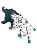 Bow Dream Baby Boy Romper Jumpsuit Bamboo Rayon Baby girl Clothes Baby Romper Clothing Newborn-24 Months Deep Green Car Rugby 18-24 Months