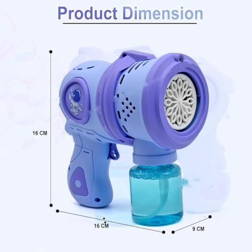 Image of Bubble Popular Bubble Machine Gun Toy | 5000+ Bubbles Per Minute | Summer Outdoor Bubble Wand Shape Toys Fun Electric Bubble Gun Toys for Kids Party Gifts (Style 1)