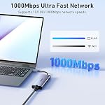 BENFEI USB C Hub 10-in-1 Docking Station, 4K@60Hz HDMI, Gigabit Ethernet, 100W PD, 5Gbps USB-C Data, 4X USB-A 3.0, 170MB/s SD/TF Card Reader for MacBook Pro/Air, iPad Pro, iMac, Galaxy S23, XPS 17