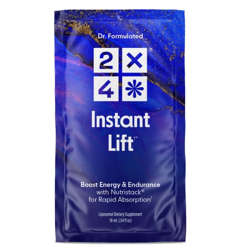 2X4 Instant Lift Pre-Workout, Non-Gmo, Sugar Free, Dairy Free, Orange Burst, 16 Single Serve Packets, 0.5 Fl Oz Each #TOP4