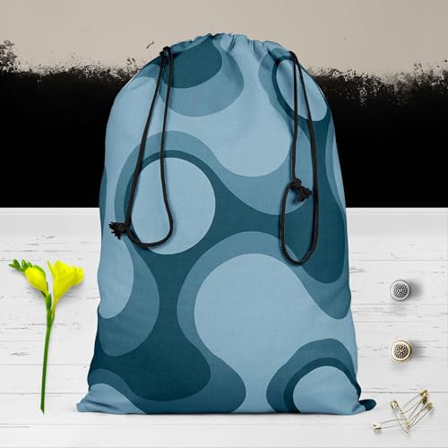 Image of ArtzFolio Abstract Retro D3 | Reusable Sack Bag | Bag for Gym, Storage, Vegetable & Travel