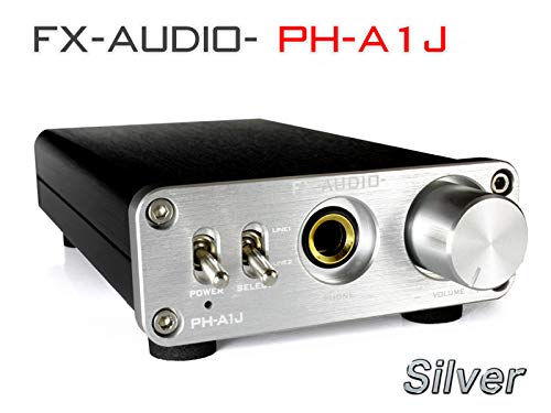 FX-AUDIO- PH-A1J パワートランジスタディスクリート構成ヘッドフォンアンプ (シルバー)