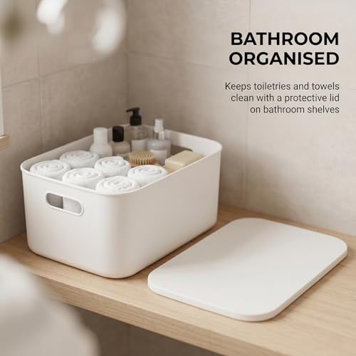 Boîte de rangement empilable moyenne pour retrouver la sérénité