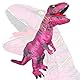 Eayaele Aufblasbare T-rex Kostüme Aufblasbare Dinosaurier Kostüm Erwachsene Tyrannosaurus Rex Anzug Karneval Party Dino Kostüm Männer Frauen (Rosa)