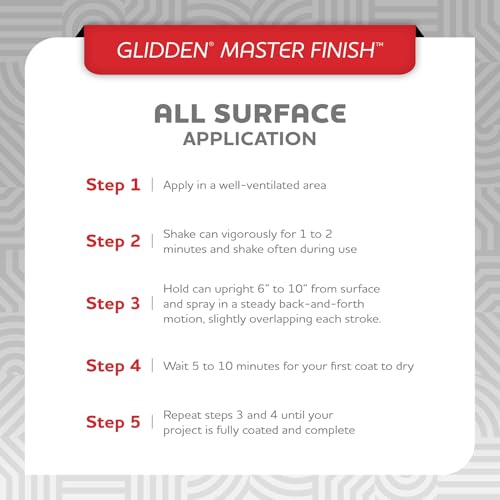 Glidden Master Finish 12 oz. Satin Chocolate Pretzel Interior/Exterior All Surface Spray Paint and Primer by Glidden - Used condition - Image 8