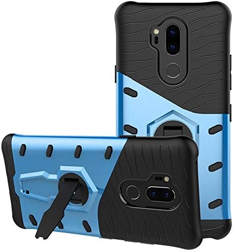 LG G7 ThinQ Case SunRemex Durable Armor with Full Body Protective and Resilient Shock Absorption and 360 Degree Rotating Kickstand Design for LG G7 ThinQ Phone (Dark Black)