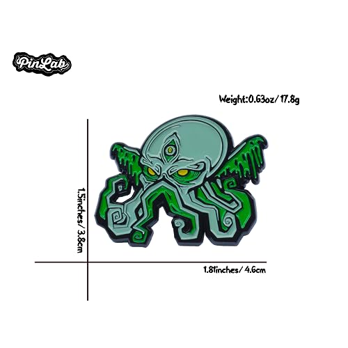 Image of PinLab Lovecraft Cthulhu Mythos Enamel Lapel Pin - Great Old Ones