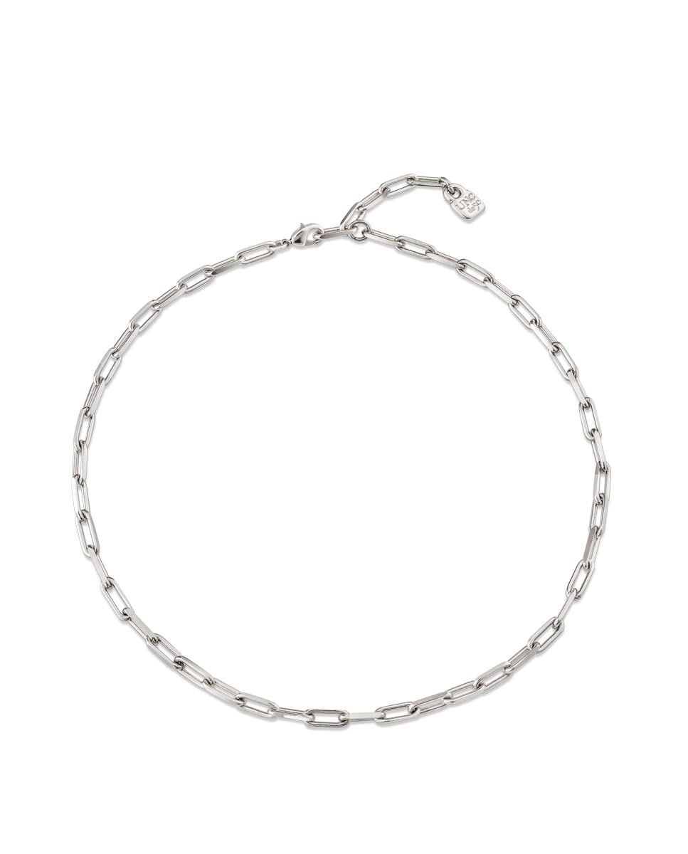 Uno De 50 Collana Donna In Argento 925 – Doppio Giro Con Ciondolo E Perla, Gioiello Fatto A Mano