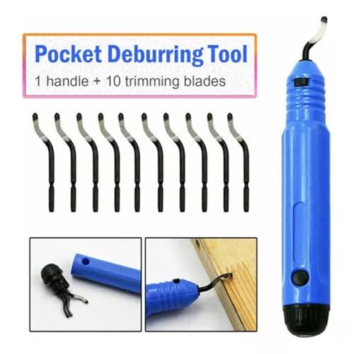 Escareador/Rebarbador Manual Kit Com 10 Lâminas (rasquete)