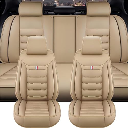 Housses de siège pour Mercedes W212 W204 confort voyage beige sur mesure