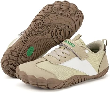 SAGUARO Barfußschuhe Kinder Weich Atmungsaktiv Barfuß Sneaker mit Breite Zehenbox, Gr. 25-36
