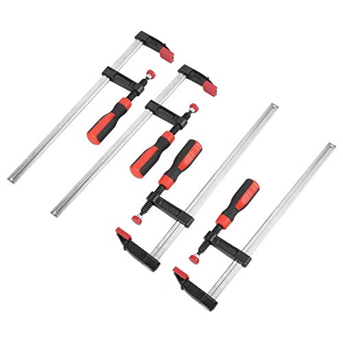 Sargentos Carpintero 4pcs PEAPORTE FUSY F PYRAMPS CLIPS DE BARRILLA DE ENTRADOR DIAJE COMPLETO DIA DIY MANERA HERRAMIENTO KIT 50 * 300mm Herramientas de hardware Sargentos De Apriete