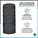 S A Company UV Protection Face Shield | Single UV 30+ Multipurpose Neck Gaiter for Adults (Tactical Grey)