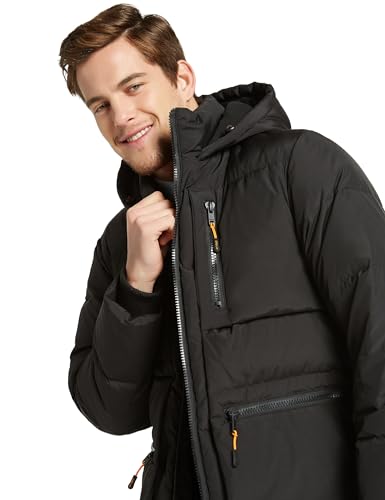 Orolay Men's Thickened Down Jacket Hooded Winter Puffer Jacket with 6 Pockets3