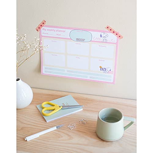 Erik BPSA40025 - Snoopy A4 bureaublad met dagelijkse, wekelijkse en maandelijkse kalender - Image 8