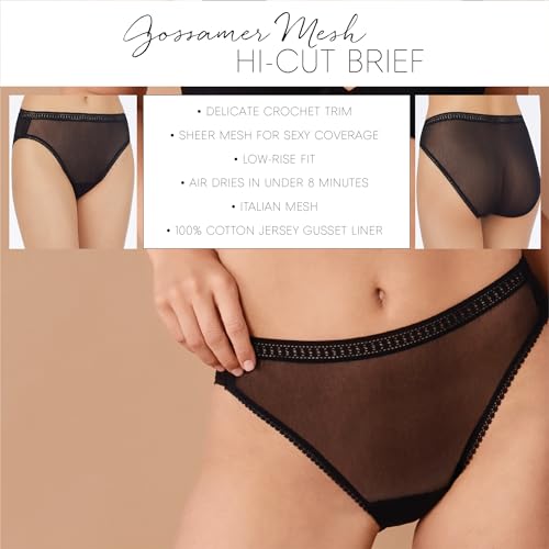OnGossamer Women's Gossamer Mesh Hi-Cut Brief Panty2