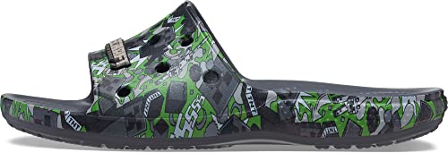 Crocs Unisex-Adult Classic Minecraft Slide Sandal