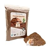 Bonnevie Natural Hamster Coconut Fiber Substrate Loose Coco Soil Peat Wood Dig Box Enrichment Bedding for Dwarf Syrian Hamsters, Gerbils, Mice, Degus, Rodent or Other Small Pet (5L)