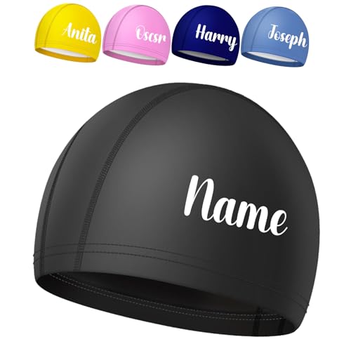 Personalisierte Schwimmkappe mit Namen –...