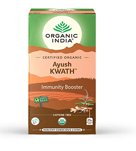 Organic India Ayush Kwath Immunity Booster, 25 Tea Bags