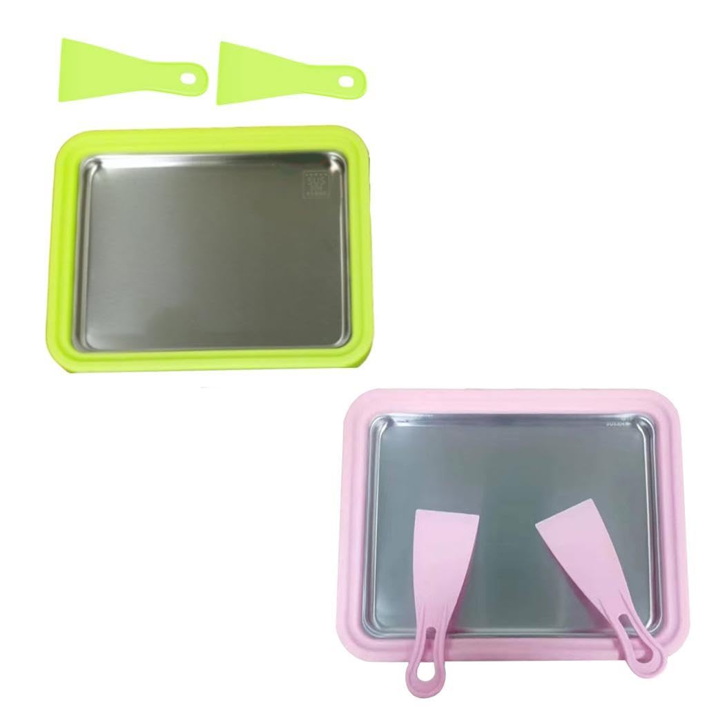 Yogurtera, Heladera, Molde de Acero Inoxidable, Postres Caseros, Fácil de Usar, Apta para Niños Y Adultos, Verano, Verde, Individual
