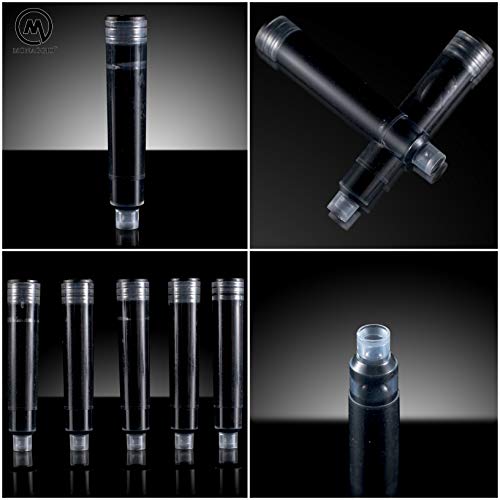 Vivid Black Ink Cartridges For Fountain Pens. Amazing Big Pack Of 20 Short International Standard Size Cartridges. Perfect For Calligraphy Pen. Universal Fine Design With Incredible Long Lasting Color #TOP4