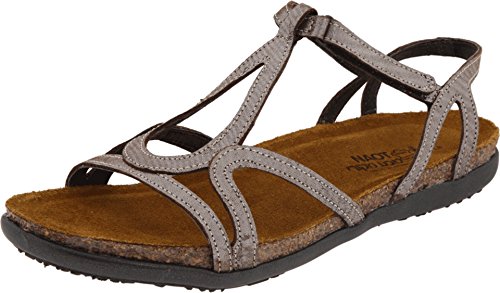 Image of NAOT Footwear Women's Dorith Sandal with Cork Footbed and Arch Support Footbed - Adjustable Sandal With Backstrap - Comfort and Support - Lightweight and Perfect for Travel - Narrow to Medium Fit
