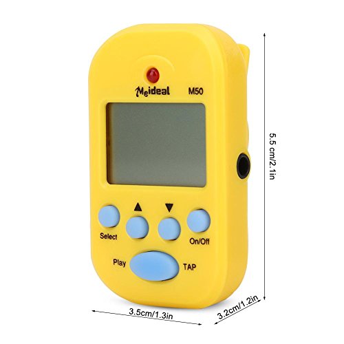 Métronome pour Mini-métronome électronique M50 Tempo Metronome Beat Tap pour Piano, Violon, Guitare, Batterie et… - Les Beatles, Paul McCartney, John Lennon, RIngo Starr, George Harrison Métronome pour Mini-métronome électronique M50 Tempo Metronome Beat Tap pour Piano, Violon, Guitare, Batterie et… – Image 6