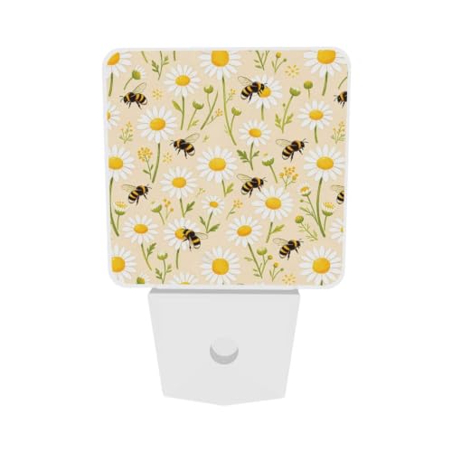 Image of Spring Flowers Floral LED Plug-in Nightlights 2-Pack for Corridors