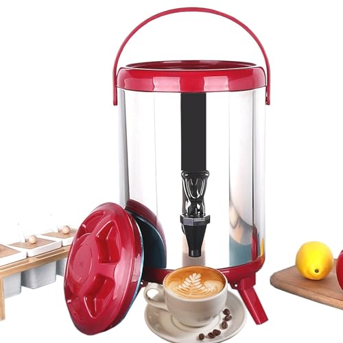 Urne à café 6L en inox pour buffets de famille et grands événements