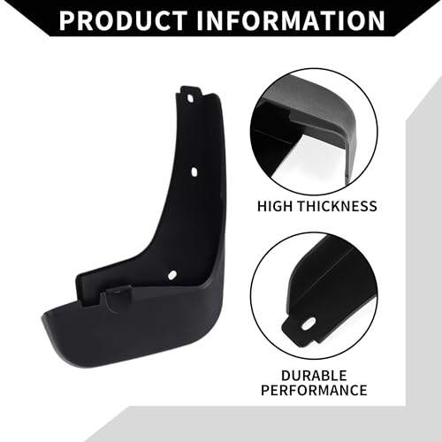 Image of Mud Flap Splash Guard with Mount Accessories for Hyundai Ix35 2010-2015 / Front & Rear Side Mud Guards /Durable / 1 Set
